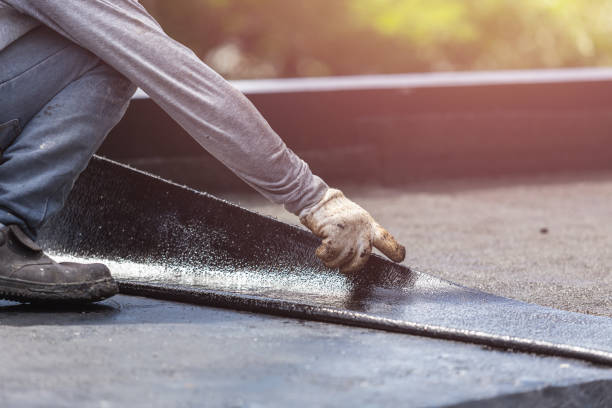 Professional Exterior Waterproofing technician working in Bethel, MN